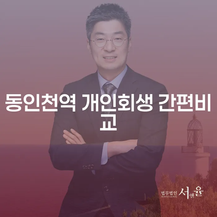 동인천역 개인회생 간편비교