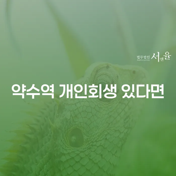 약수역 개인회생 있다면